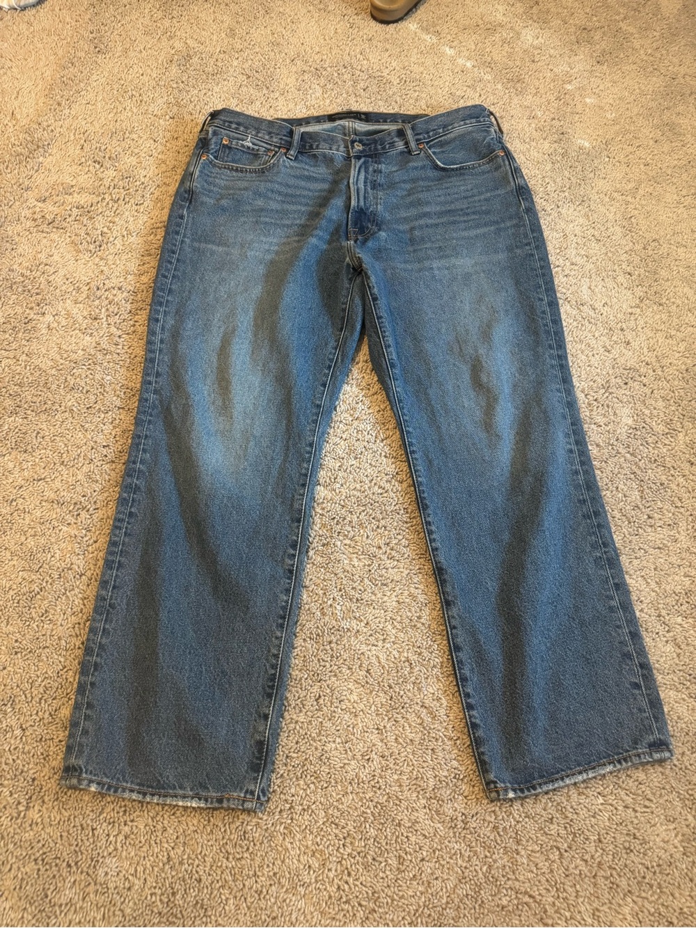 Men's Abercrombie Relaxed Straight Jeans